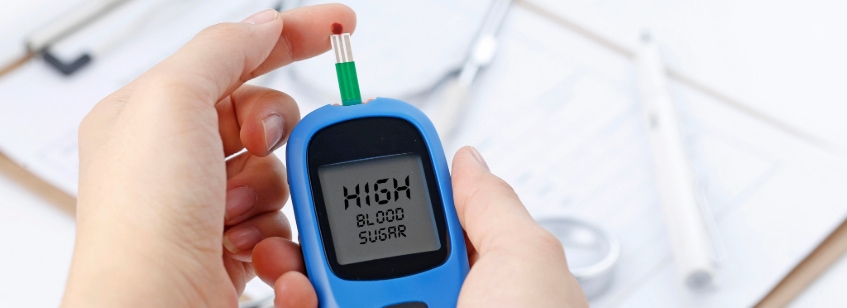 Toma de glucosa en sangre