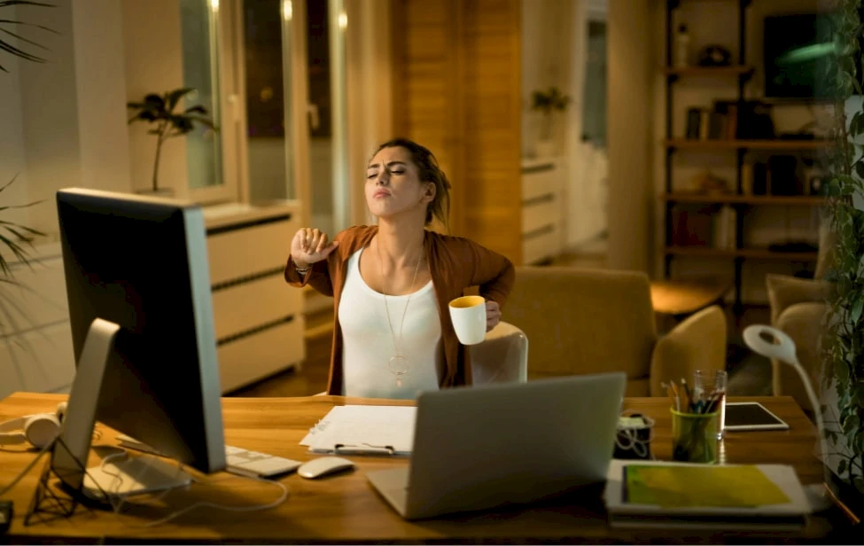 Mujer trabajando